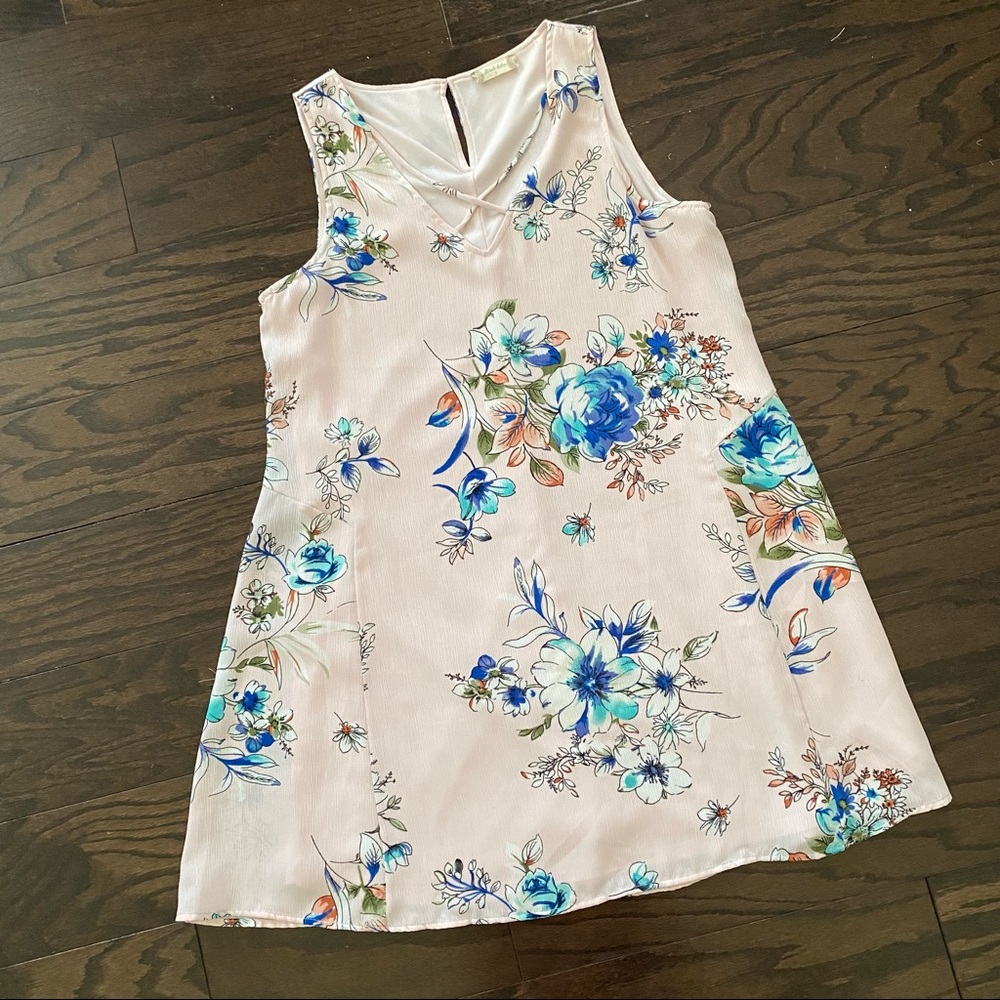 Altar’d State Pink Floral Dress